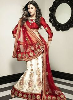 red and white lenga