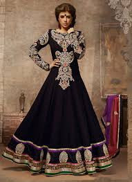 black anarkali